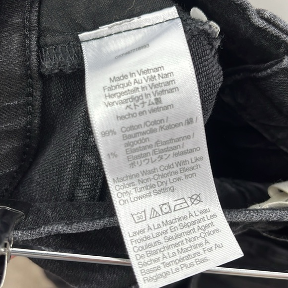 Madewell The Mid-Rise Perfect Vintage Jeans Clean black Wash size‎ 25 - Picture 6 of 12